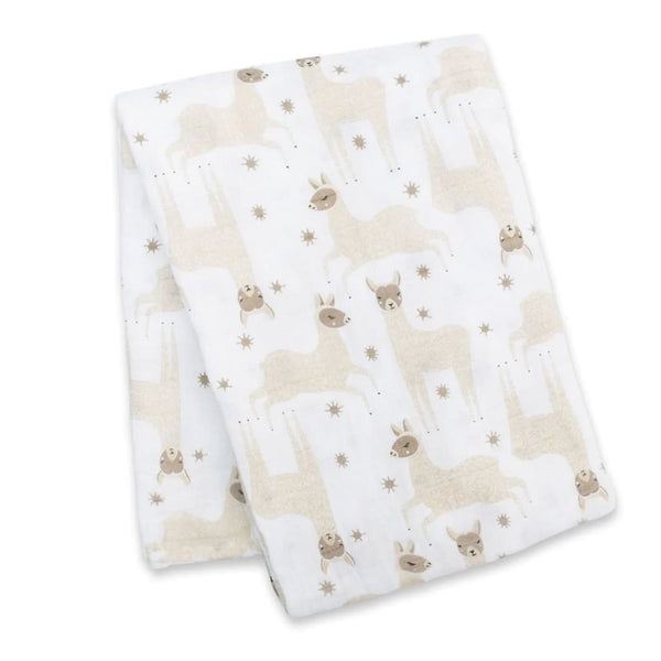 lulujo Classic Muslin Single Swaddle