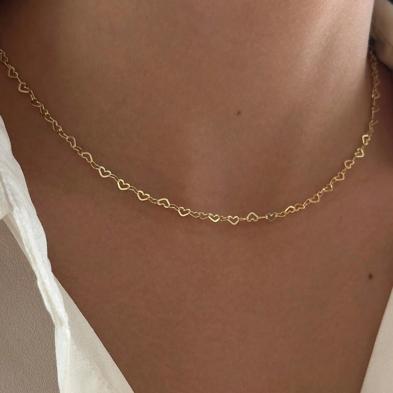 Dainty Love Link Necklace