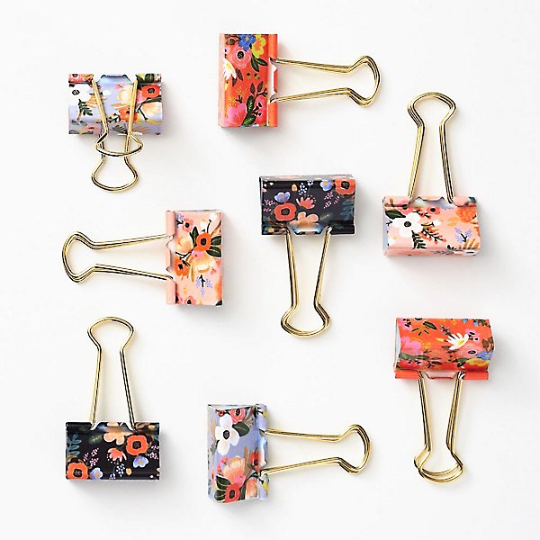 Rifle Paper Co. Binder Clips