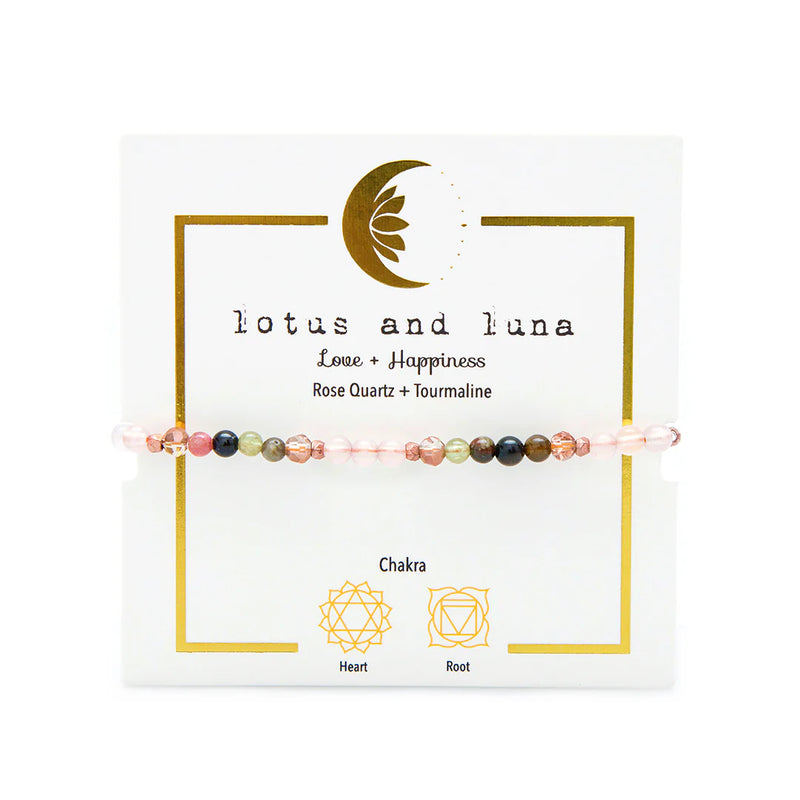 Lotus & Luna 4mm Healing Bracelet