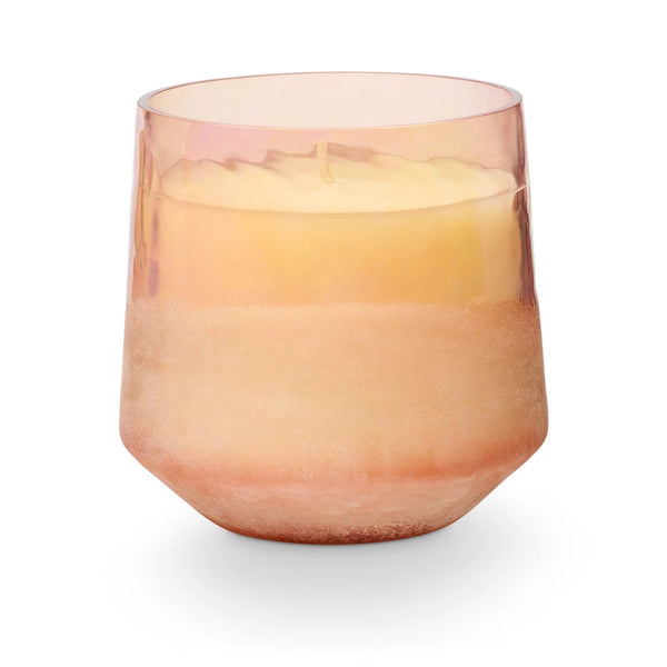 Illume Paloma Petal Candle - 3-Wick Baltic Glass with Floral Aroma and Premium 60-Hour Burn Time. This candle is a show-stopper. It is a cozy, luxurious 3 wick candle. 