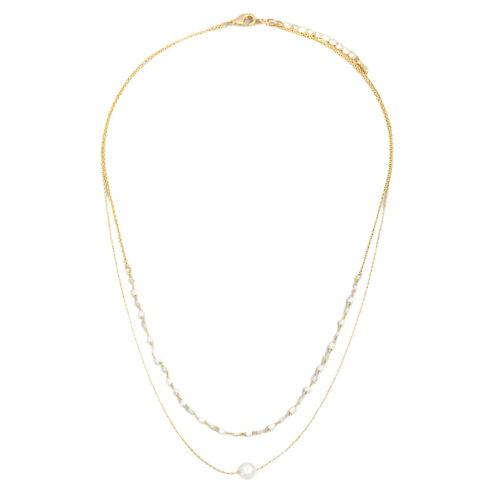 Elysian Pearl Layered Necklace