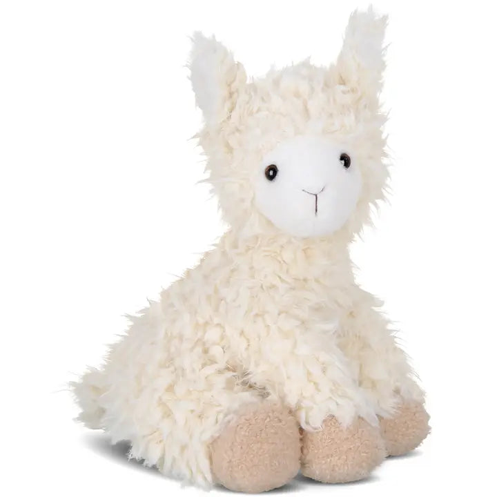 Bearington Collection Fuzzy the Plush Llama Stuffed Animal