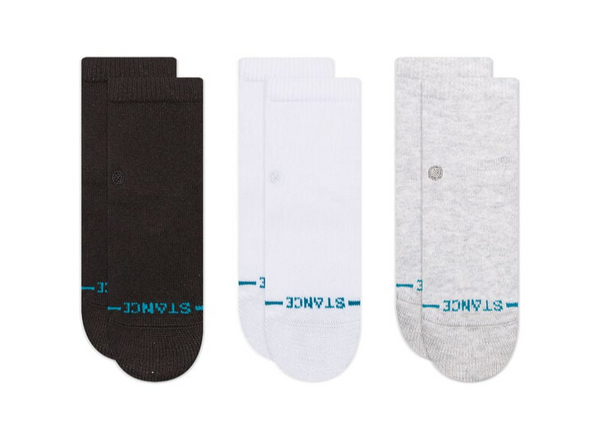 STANCE BABY & TODDLER CREW SOCKS 3 PACK: Color: ICON - MULTI