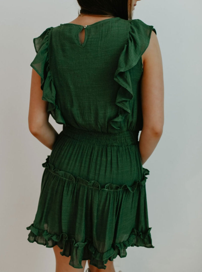Gwenevier Ruffle Mini Dress