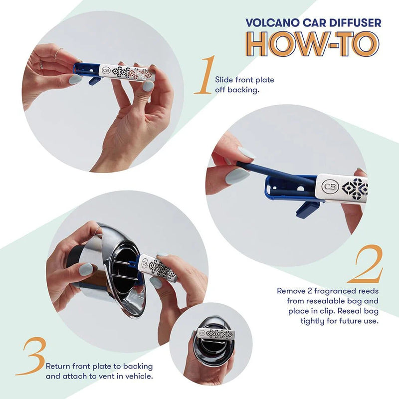 Capri Blue Volcano Car Diffuser Fragrance Refills