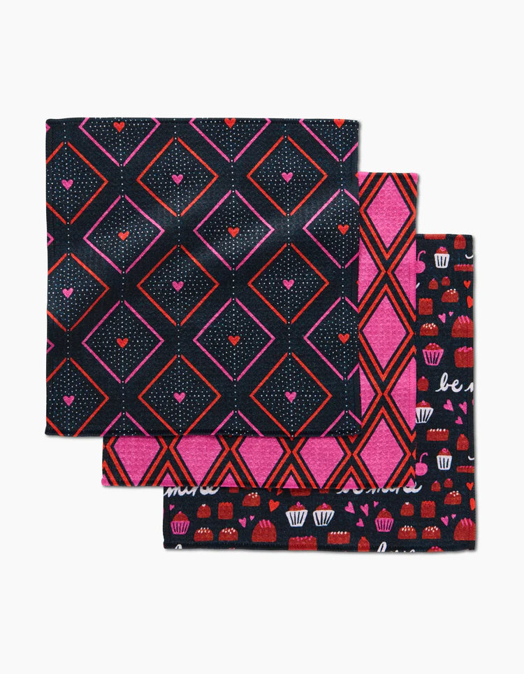 Geometry Dishcloth Set of 3