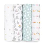 aden + anais cotton muslin 4-pack swaddles