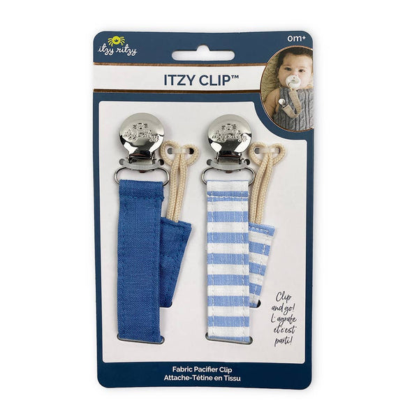 Itzy Ritzy Fabric Pacifier Clip