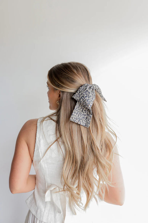 KAXI SLOUCHY CHEETAH BOW