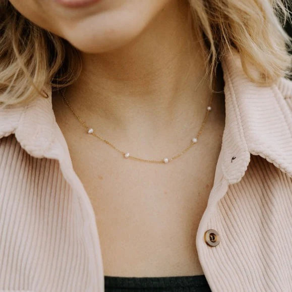 Mauve Jewelry The Malibu Pearl Necklace