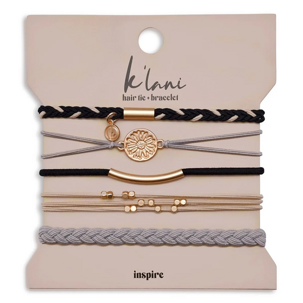 K'lani Hair Tie & Bracelet- Inspire