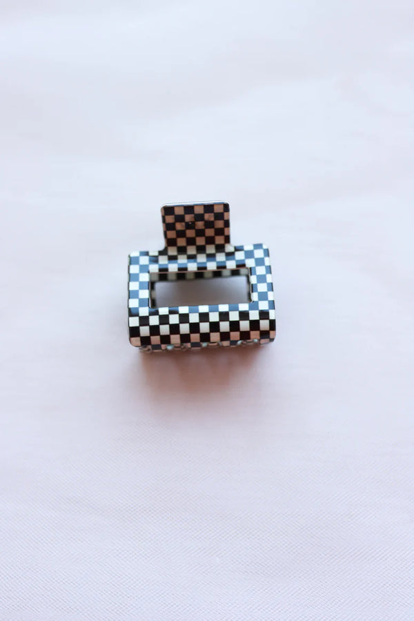 KAXI MINI CHECKERED SQUARE CLAWS