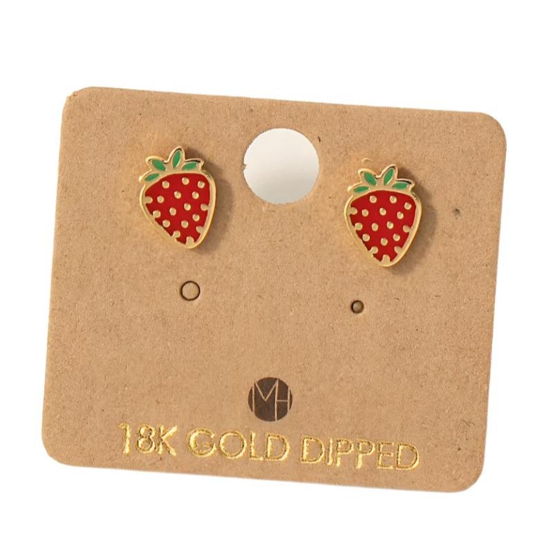 Strawberry Stud Earrings