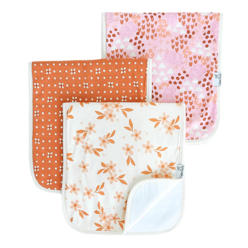 Copper Pearl Premium Burp Cloths