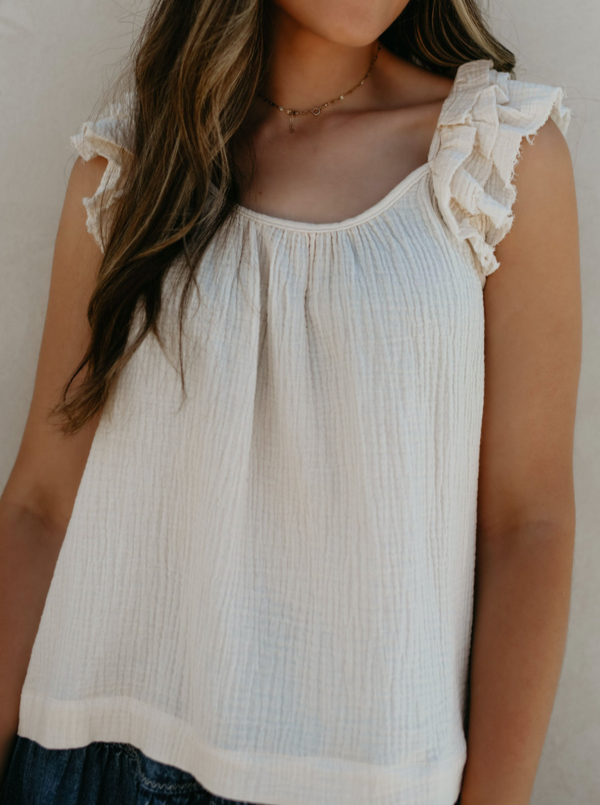 Ellie Ruffled Tank