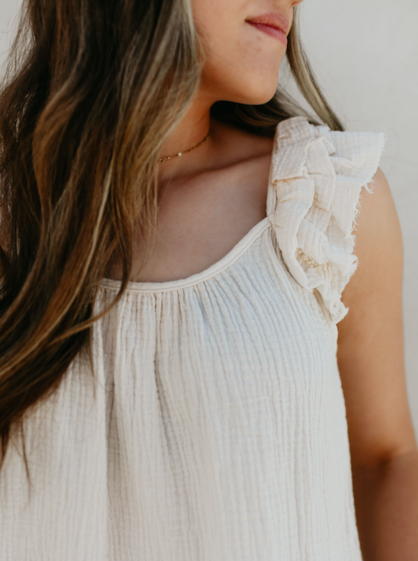 Ellie Ruffled Tank