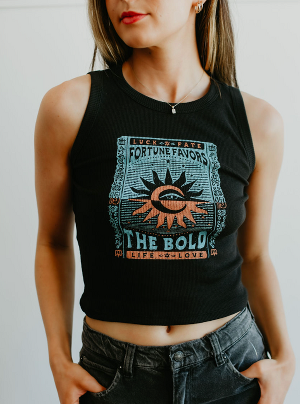 Fortune Card Relaxed Tank