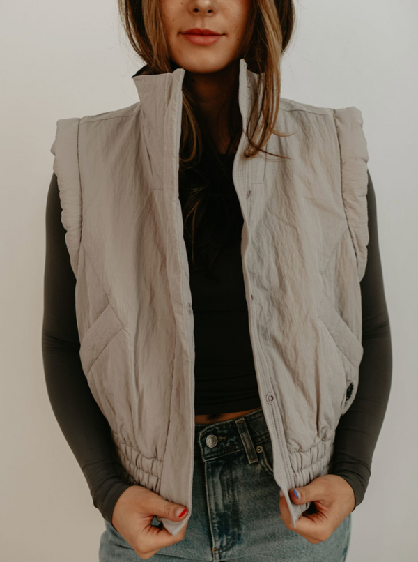 Free People Scrunch Time Puffer Vest