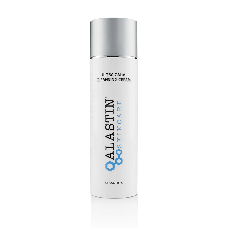 From ALASTIN SkinCare, the Ultra Calm Cleansing Cream is a Gentle, Hydrating Cleanser with TriHex Technology® to Soothe Sensitive Skin, Reduce Redness & Support Post-Procedure Recovery – Ideal for Dry or Irritated Skin.