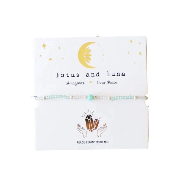 Lotus & Luna Goddess Bracelet