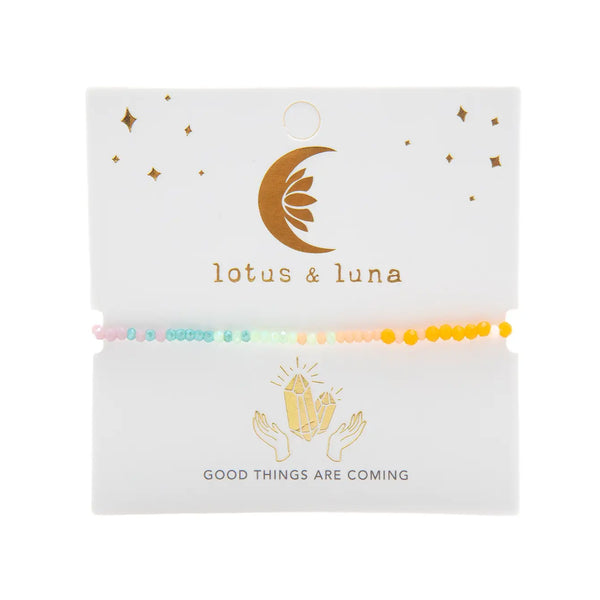 Lotus & Luna Goddess Bracelet