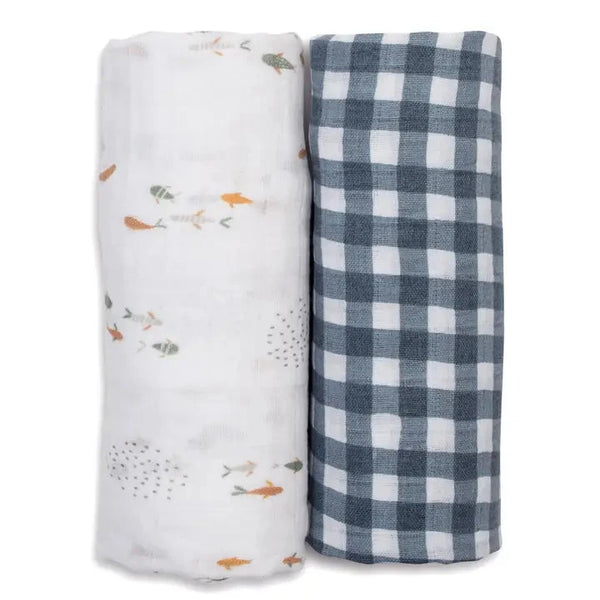 lulujo 2-pack Cotton Swaddles