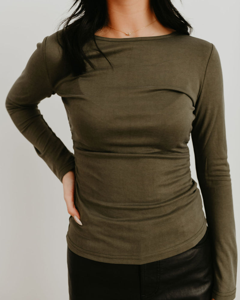 The Gigi Ruched Top