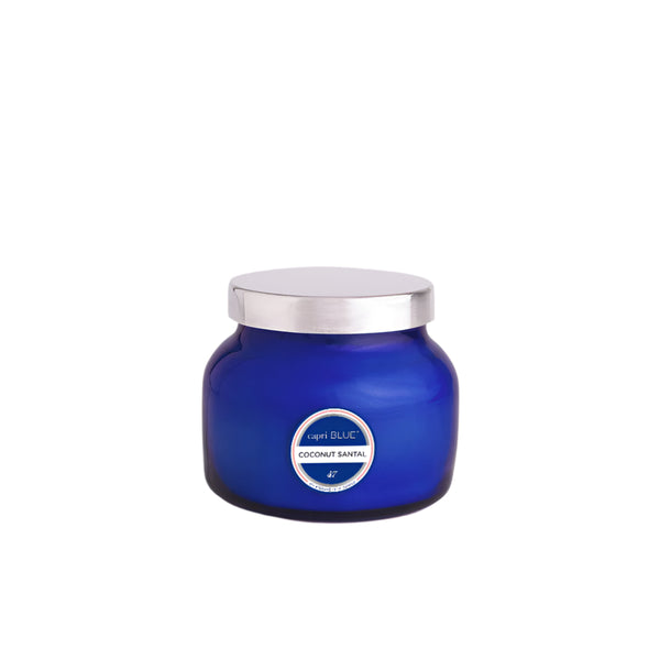 Coconut Santal Petite Jar Candle by Capri Blue - 8oz with Cozy Coconut and Santal Notes. Part of the Capri Blue Signature Collection. Makes for a great gift idea. 