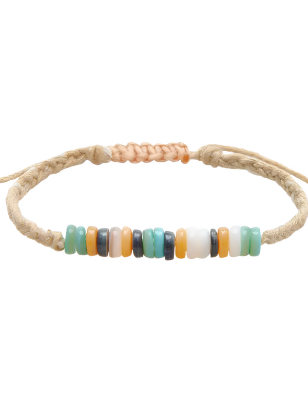 Lotus & Luna Molly Braided Puka Bracelet