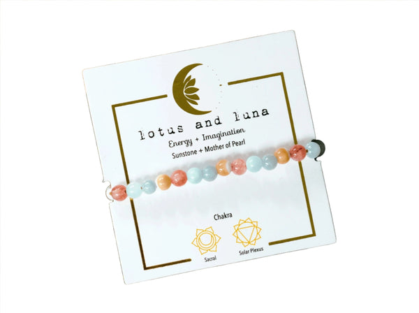 Lotus & Luna 6mm Healing Bracelet