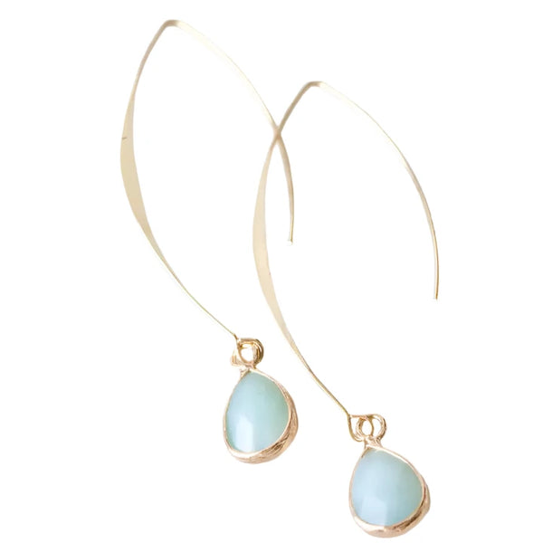 Mesa Blue Amazonite Drop Earrings