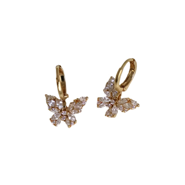 From Katie Waltman, these Ara Butterfly Huggies are everything! They feature a Delicate Gold Huggie Earrings with Elegant Butterfly Charm | Dainty & Lightweight Jewelry for Everyday Wear | Perfect for a Feminine & Chic Look.