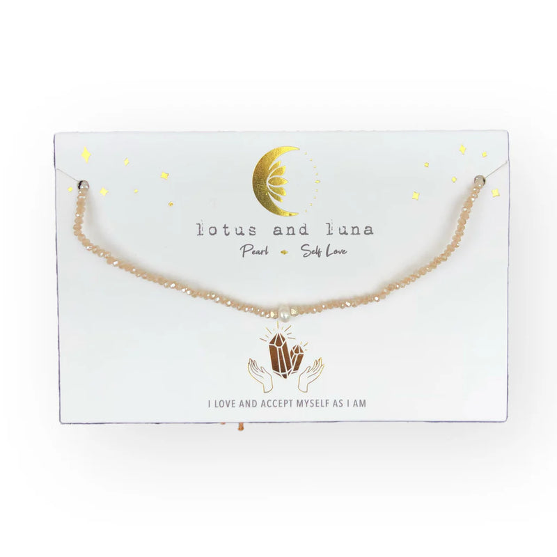 Lotus & Luna Goddess Necklace