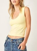 Free People Clean Lines Cami V neck
