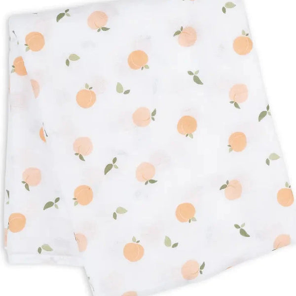 lulujo Muslin Cotton Single Swaddle Blanket - Large