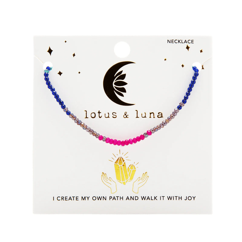 Lotus & Luna Goddess Necklace