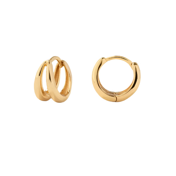 From the trending brand, Made By Mary, Split Huggie Hoop Earrings – Modern and Chic Gold Huggie Hoops with Split Design, Perfect for Everyday Wear. Would make a beautiful gift for a loved one or to treat yourself. High quality material.