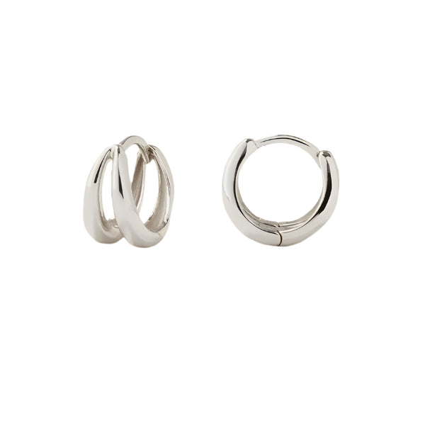 From the trending brand, Made By Mary, Split Huggie Hoop Earrings – Modern and Classic, Silver Huggie Hoops with Split Design, Perfect for Everyday Wear. Would make a beautiful gift for a loved one or to treat yourself. High quality material.