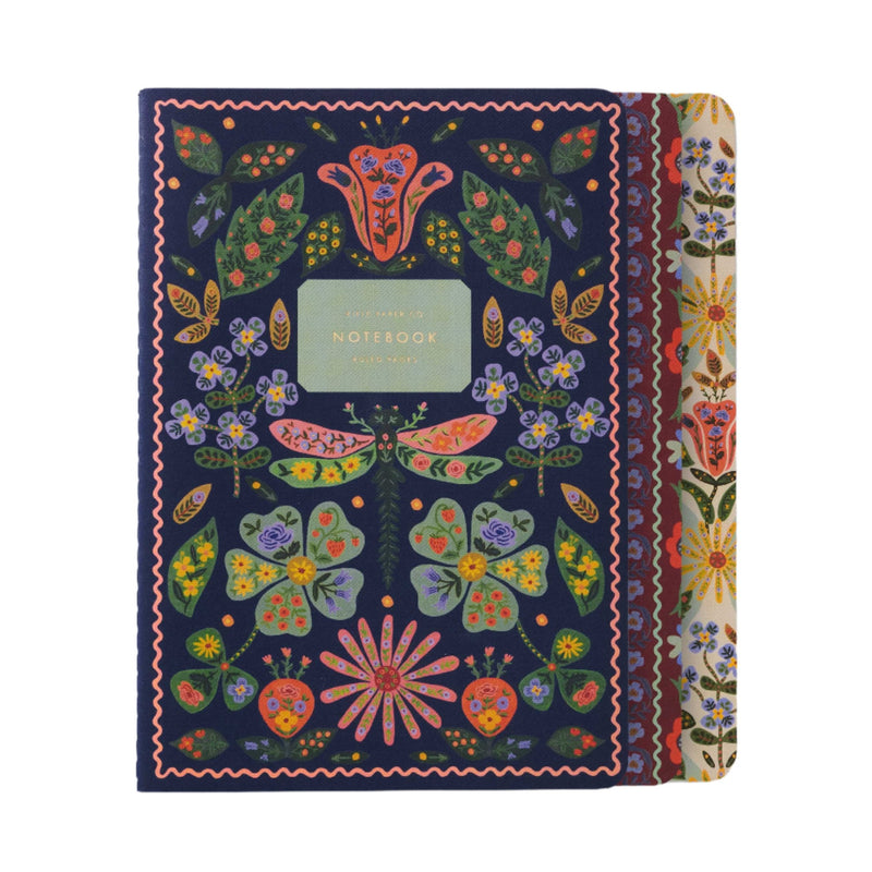 Rifle Paper Co. Stitched Notebook Set- set of 3