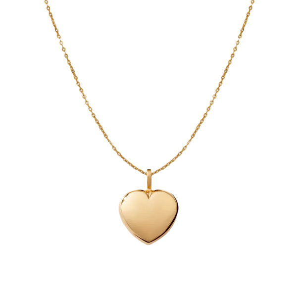 The top trending brand, Made By Mary, this is the new Puffy Heart Charm Necklace. Such an Elegant choice which features a Gold Heart Pendant Necklace for Women, Personalized Jewelry Gift for Loved Ones.