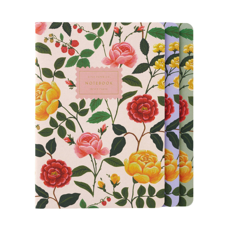 Rifle Paper Co. Stitched Notebook Set- set of 3