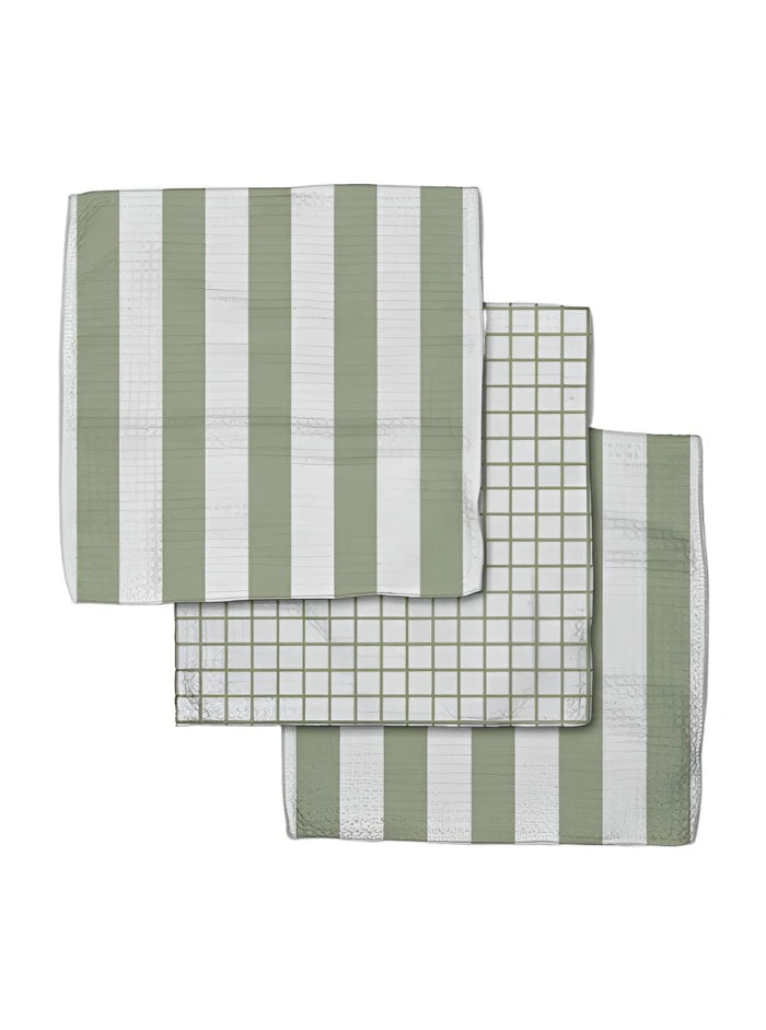 Geometry Dishcloth Set of 3