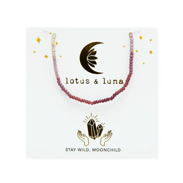 Lotus & Luna Goddess Necklace