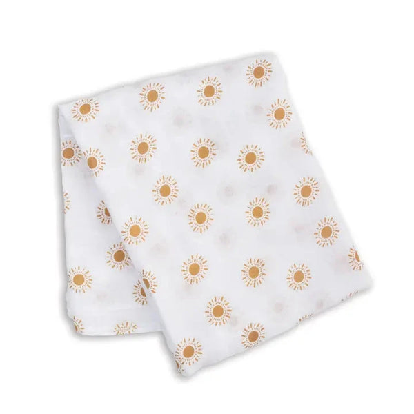 lulujo Muslin Cotton Single Swaddle Blanket - Large