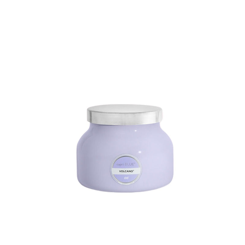 The infamous Petite Volcano Candle in Digital Lavender Jar - Capri Blue’s Best-Selling Sugared Citrus Scent. A great spring color, beautiful pastel lavender color. A great gift idea. 